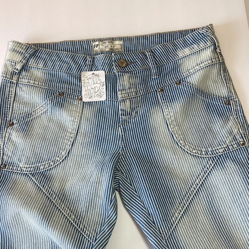 New Free People striped Jeans - Picture 6 of 11